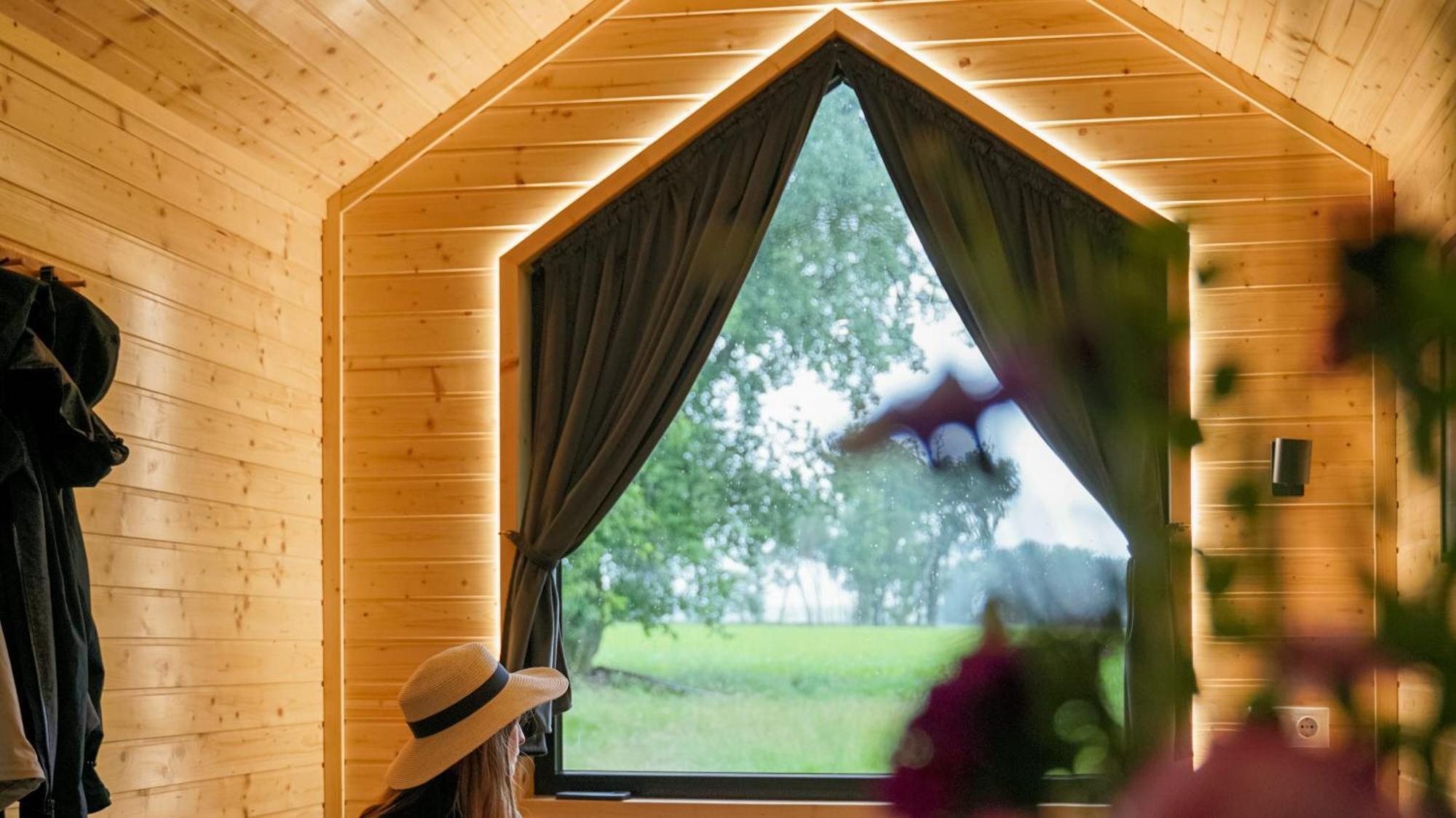 Villa Lisi Grun Tiny House By Tiny Away Sattledt Exterior foto